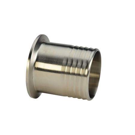 Wayland 1inx1/2in RUBBER HOSE BARB ADAPTER -316L - 1.688inOAL W614MPHR-1X.50